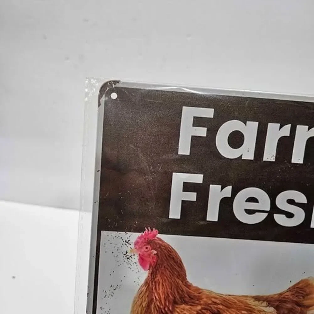 Farm Fresh Butt Nuggets Metal Novelty Sign